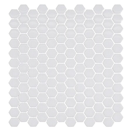 Andova Tiles SAMPLE- 3/4 in. Straight Edge Porcelain Honeycomb Wall & Floor Tile SAM-ANDSTY834